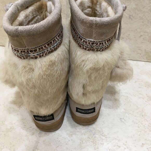 MINNETONKA LEATHER CARSON MUKLUK BOOTS - Picture 10 of 12